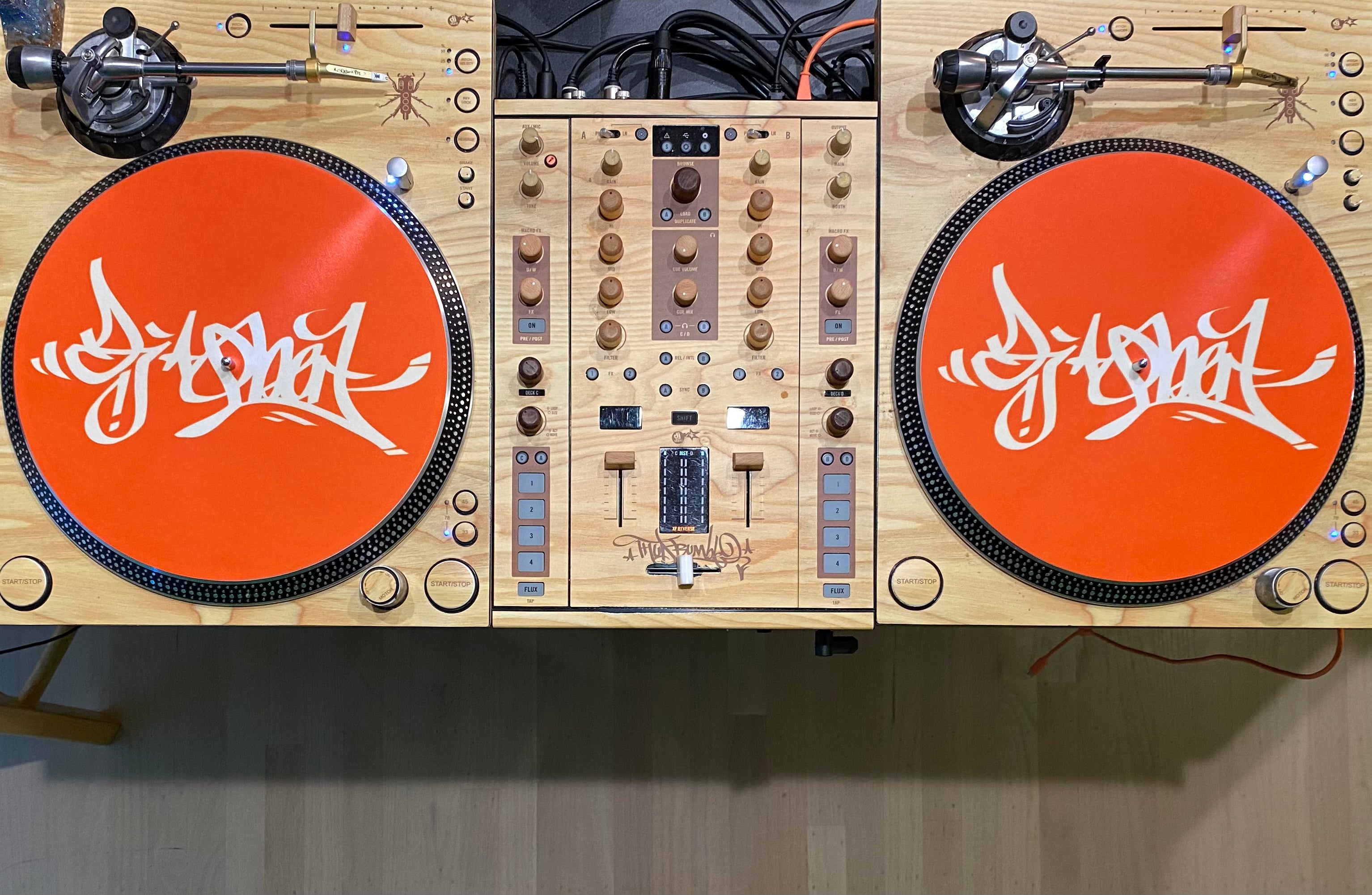 🔥 SUPERSEAL SLIP MATS!!!🔥Dj Qbert (orange)💥 12