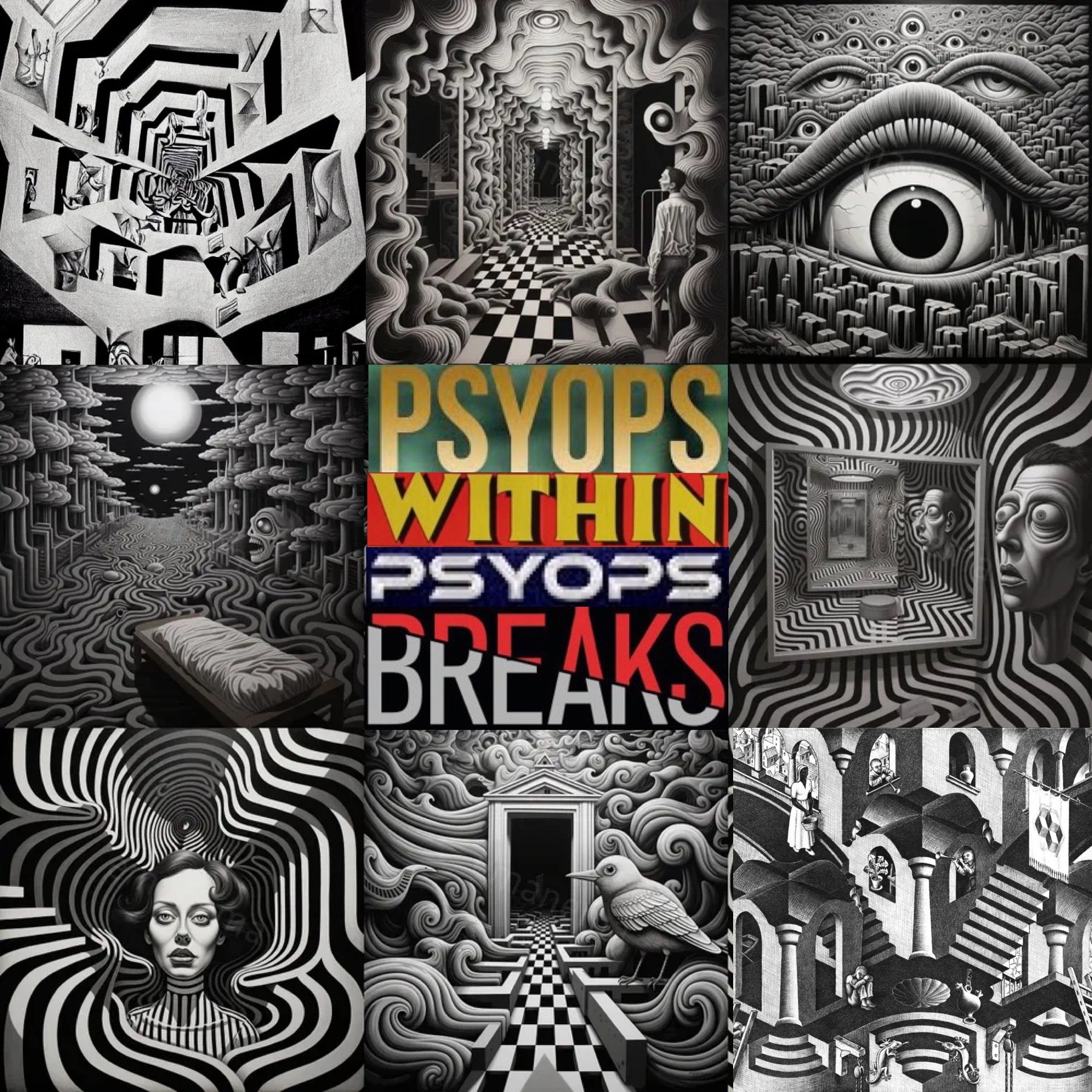 38 PSYOPS WITHIN PSYOPS BREAKS Unreleased DIRT STYLE Digital Record Download!