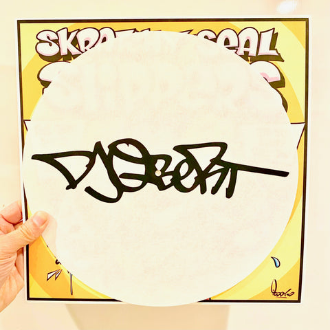 🔥 SUPERSEAL SLIP MATS!!!🔥Stealth White Butter💥 12" Pair Skratchy Seal Slippers 2.0