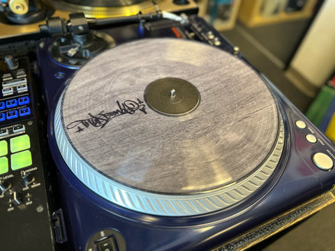 SOLD OUT HERE! BUT YOU CAN STILL BUY IT ON MILEHIGHDJSUPPLY.COM! ThudRumble X Mile High DJ - Wood Series: CHERRY 12" Traktor Control Vinyl (One Pair)