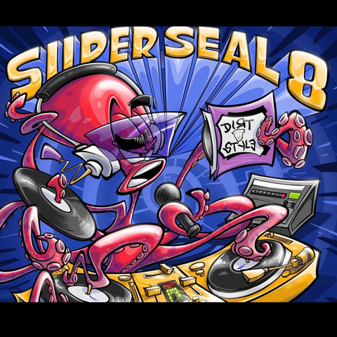 🔥 SUPERSEAL SLIP MATS!!!🔥 Beedle Ltd Orange 💥 12" Pair Skratchy Seal Slippers 2.0