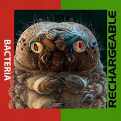 Rechargeable Bacteria Breaks