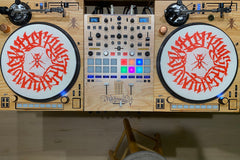 🔥 SUPERSEAL SLIP MATS!!!🔥Red on White Butter Rugs Logo Guess 💥12" Pair Skratchy Seal Slippers 2.0