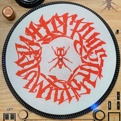 🔥 SUPERSEAL SLIP MATS!!!🔥Red on White Butter Rugs Logo Guess 💥12" Pair Skratchy Seal Slippers 2.0