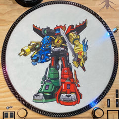 🔥 SUPERSEAL SLIP MATS!!!🔥 Vinyl Voltron White💥12" Pair Skratchy Seal Slippers 2.0