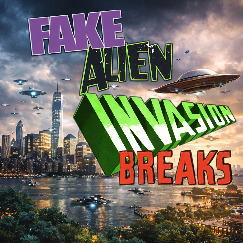 1 FAKE ALIEN INVASION BREAKS! Unreleased Dirt Style Record Digital release!