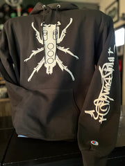 🏆 Champion Hoodie! 🔥 White Thudrumble/Beedle Logo 🏆