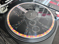 See Through 12" Serato Beedle with Trippy Slipmats (Pair)